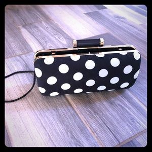 Kate Landry Polka-dot  clutch